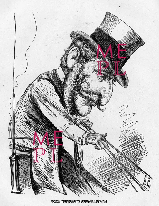 : Cartoon of the Duke of Beaufort : Cartoon of the Duke of Beaufort