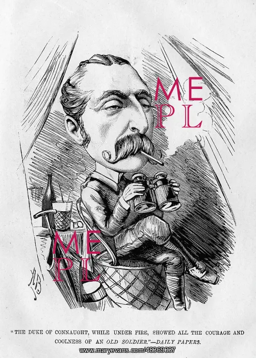 : Cartoon of the Duke of Connaught in Egypt : Cartoon of the Duke of Connaught in Egypt