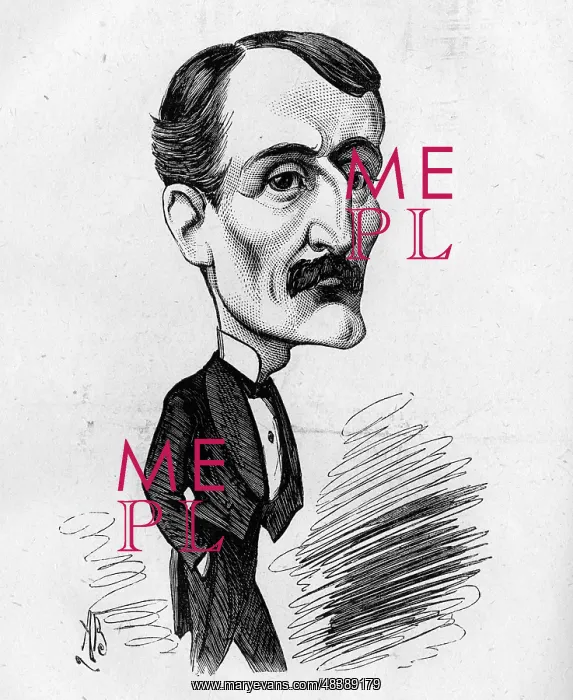 : Cartoon of Edgar Bruce, actor-manager : Cartoon of Edgar Bruce, actor-manager