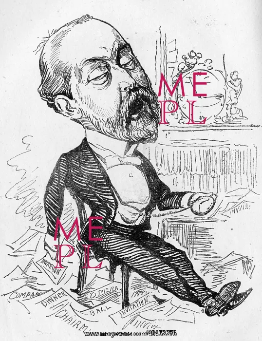 : Cartoon of Edward, Prince of Wales : Cartoon of Edward, Prince of Wales