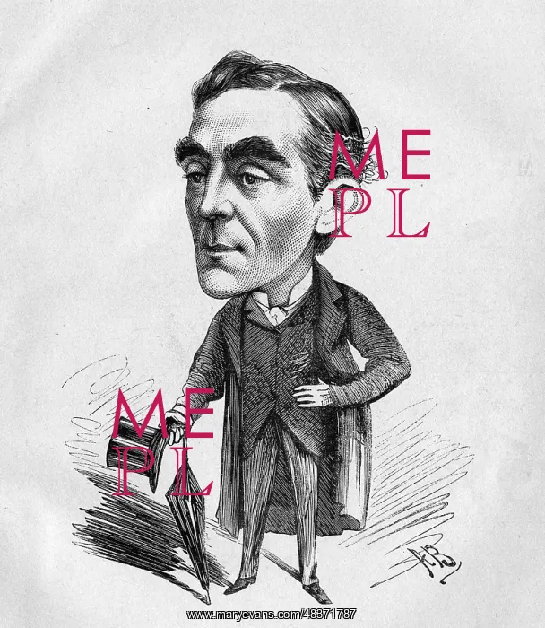 : Cartoon of Edward Royce, actor and stage manager : Cartoon of Edward Royce, actor and stage manager
