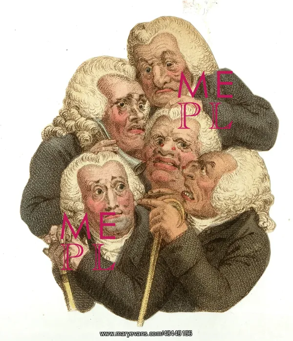  : Cartoon, Elderly Politicians