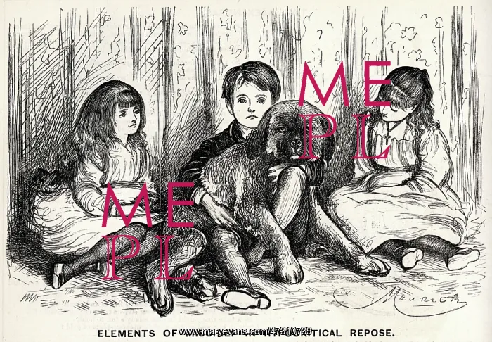 : Cartoon, Elements of Mischief in Hypocritical Repose : Cartoon, Elements of Mischief in Hypocritical Repose