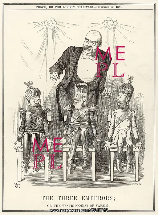 : Cartoon, The Three Emperors (Bismarck) : Cartoon, The Three Emperors (Bismarck)