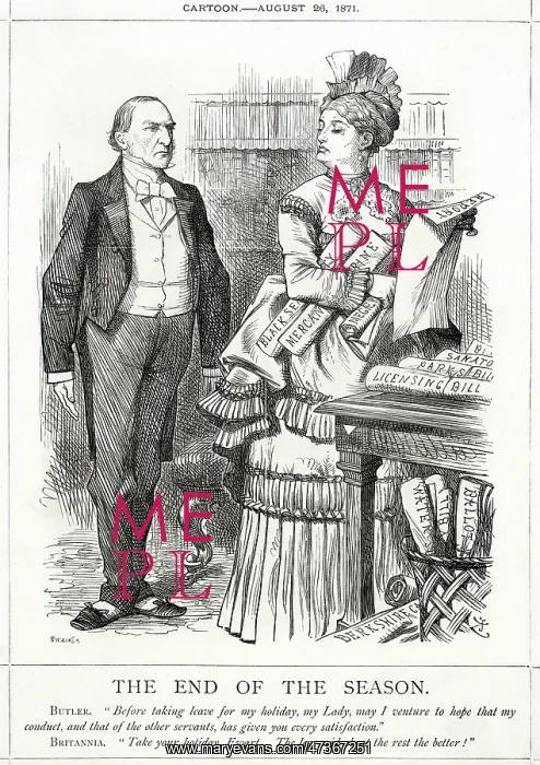 : Cartoon, The End of the Season (Gladstone) : Cartoon, The End of the Season (Gladstone)
