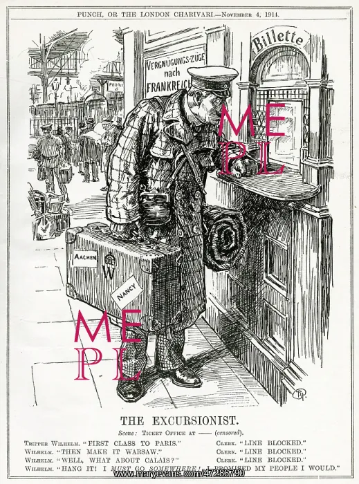 : Cartoon, The Excursionist (Kaiser Wilhelm) : Cartoon, The Excursionist (Kaiser Wilhelm)
