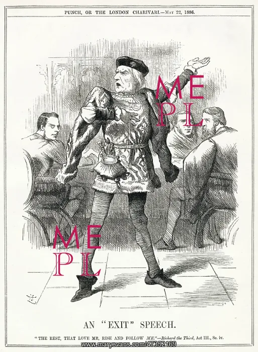 : Cartoon, An Exit Speech (Gladstone) : Cartoon, An Exit Speech (Gladstone)