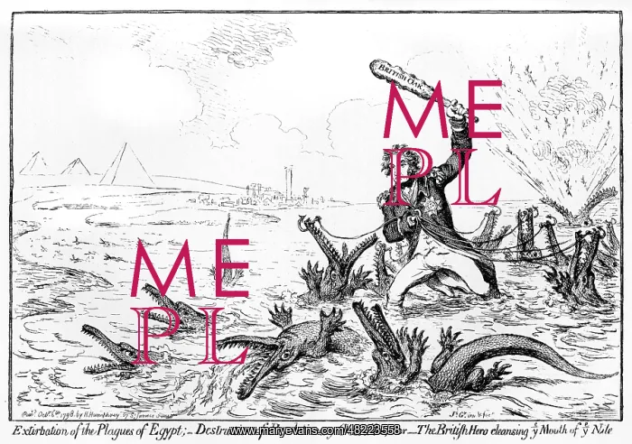 : Cartoon, Extirpation of the Plagues of Egypt : Cartoon, Extirpation of the Plagues of Egypt