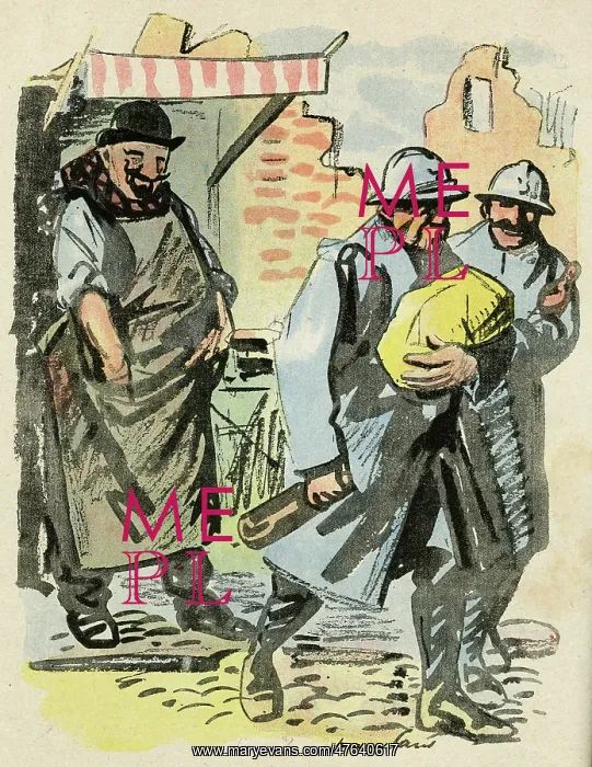: Cartoon, Fighting zone, WW1 : Cartoon, Fighting zone, WW1