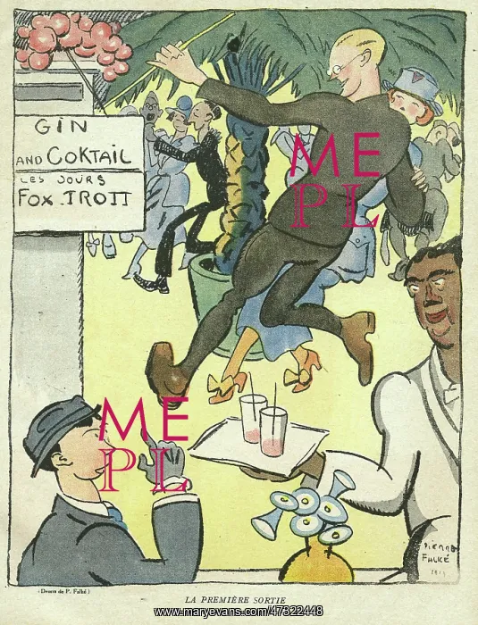 : Cartoon, The first outing : Cartoon, The first outing