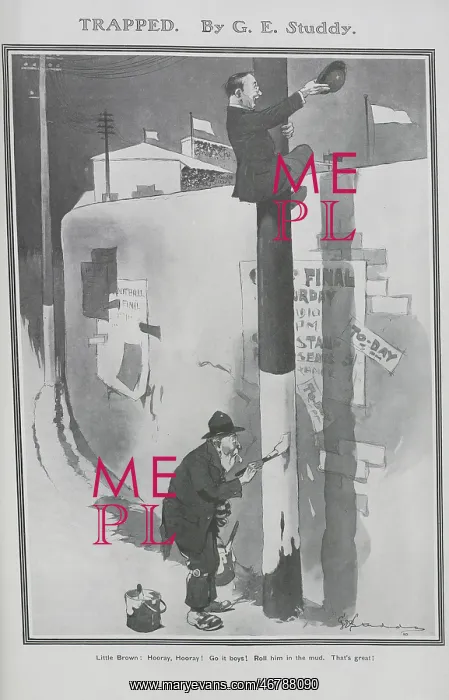: Cartoon by George E Studdy : Cartoon by George E Studdy