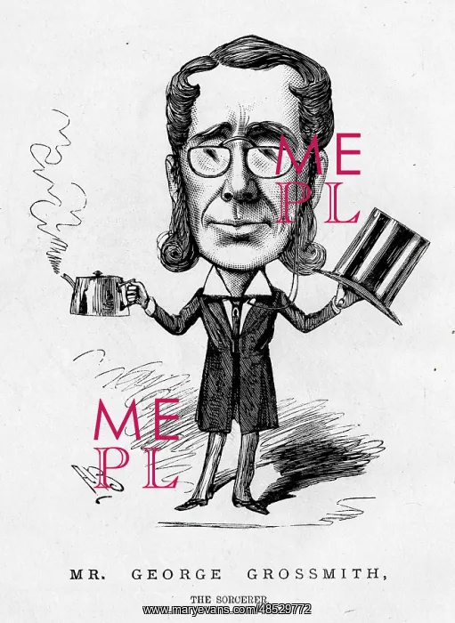 : Cartoon, George Grossmith as The Sorcerer : Cartoon, George Grossmith as The Sorcerer