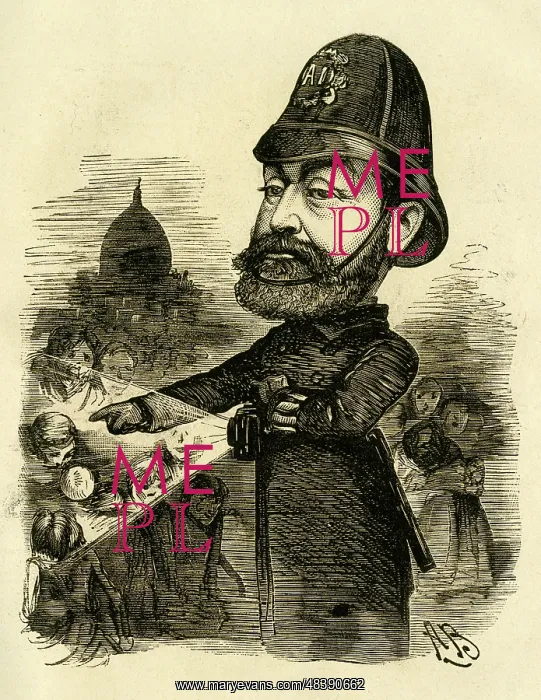 : Cartoon, George Robert Sims, writer : Cartoon, George Robert Sims, writer