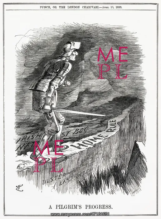 : Cartoon, Gladstone and Home Rule : Cartoon, Gladstone and Home Rule