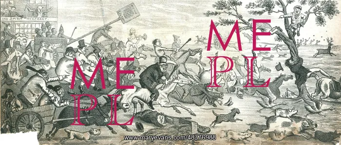  : Cartoon - Going to Greenwich Fair, circa 1850