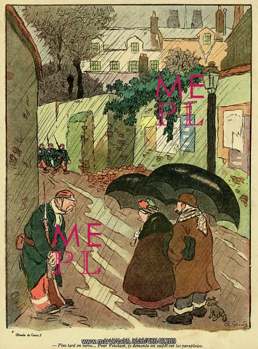: Cartoon, Grandpa's advice, WW1 : Cartoon, Grandpa's advice, WW1