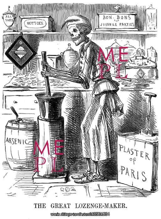 : Cartoon, The Great Lozenge-Maker (poisoner) : Cartoon, The Great Lozenge-Maker (poisoner)