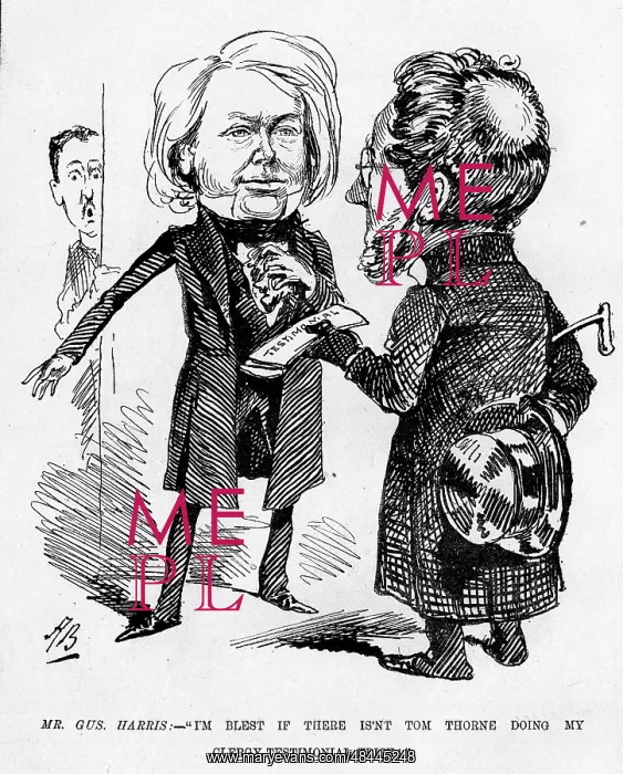 : Cartoon, Gus Harris and Tom Thorne : Cartoon, Gus Harris and Tom Thorne