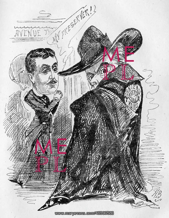 : Cartoon of Harry Paulton, actor and dramatist : Cartoon of Harry Paulton, actor and dramatist