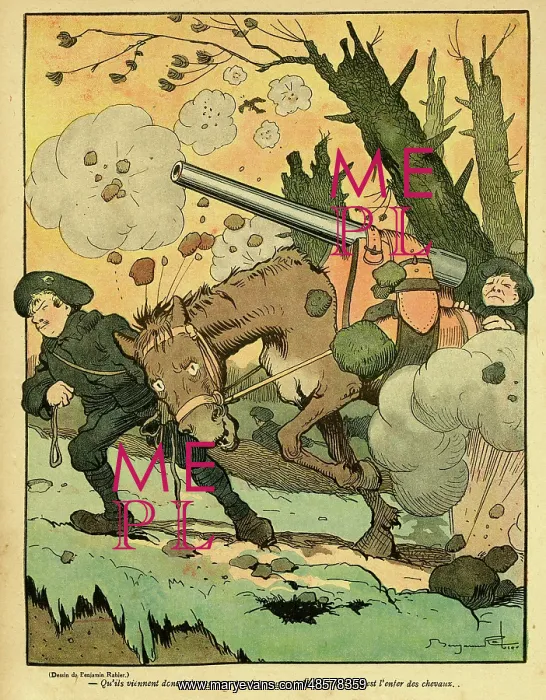  : Cartoon, Hell for Horses, WW1