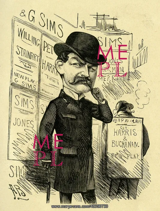 : Cartoon, Henry James Byron, dramatist : Cartoon, Henry James Byron, dramatist