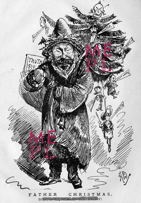 : Cartoon of Henry Labouchere, Liberal MP : Cartoon of Henry Labouchere, Liberal MP