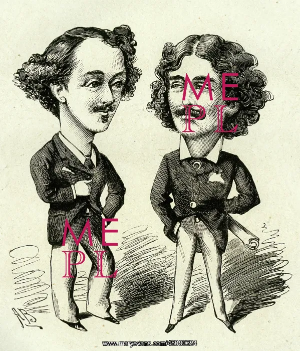 : Cartoon, The Two Herberts (Gladstone and Reeves) : Cartoon, The Two Herberts (Gladstone and Reeves)