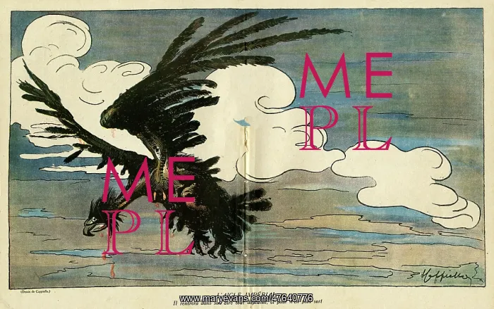 : Cartoon, The imperial eagle, WW1 : Cartoon, The imperial eagle, WW1