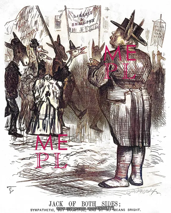 : Cartoon, Jack of Both Sides (John Bright) : Cartoon, Jack of Both Sides (John Bright)