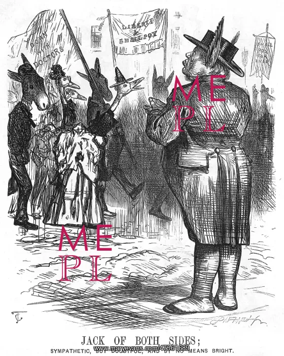 : Cartoon, Jack of Both Sides (John Bright) : Cartoon, Jack of Both Sides (John Bright)