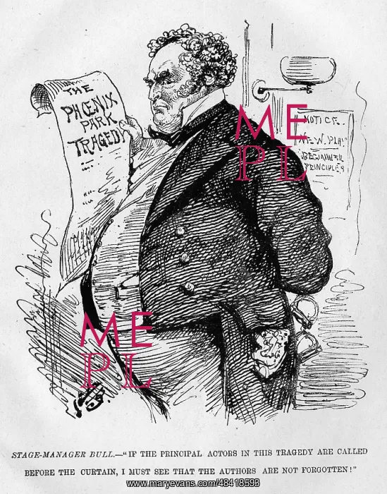 : Cartoon, John Bull as stage manager : Cartoon, John Bull as stage manager