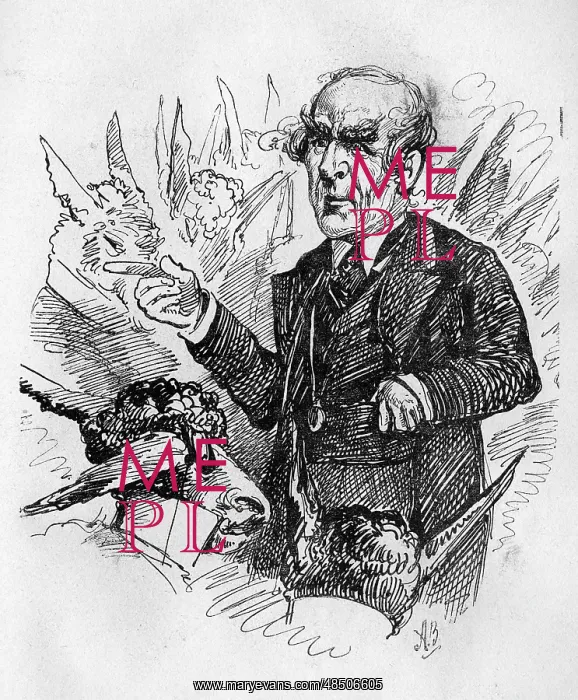 : Cartoon, John Ryder, English actor : Cartoon, John Ryder, English actor