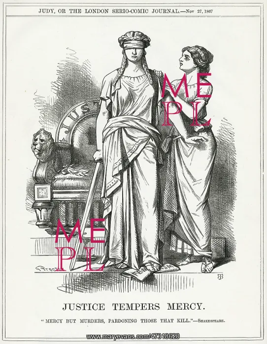 : Cartoon, Justice Tempers Mercy : Cartoon, Justice Tempers Mercy