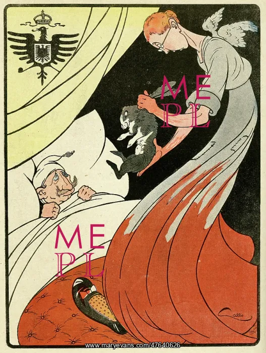  : Cartoon, The Kaiser's dream, WW1
