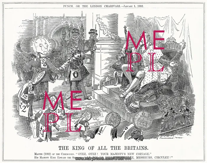 : Cartoon, The King of all the Britains 1902 : Cartoon, The King of all the Britains 1902