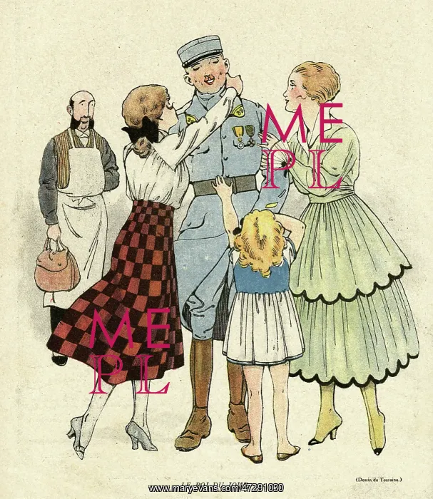 : Cartoon, King for a Day, WW1 : Cartoon, King for a Day, WW1