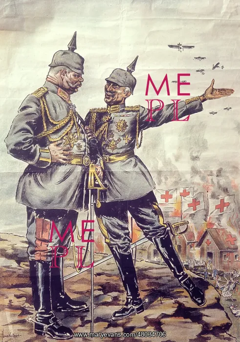 : Cartoon, Knights of the Air, WW1 : Cartoon, Knights of the Air, WW1