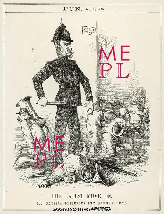  : Cartoon, The Latest Move On (Prussia)