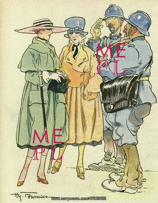 : Cartoon, Let them pass, WW1 : Cartoon, Let them pass, WW1
