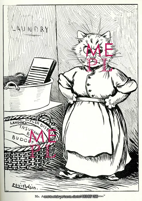 : Cartoon, Liberal Prime Minister Asquith : Cartoon, Liberal Prime Minister Asquith