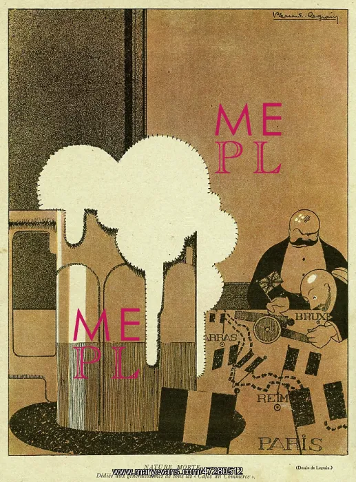 : Cartoon, Still Life, WW1 : Cartoon, Still Life, WW1