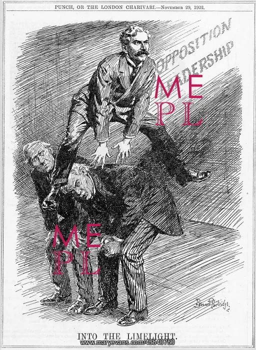 : Cartoon, Into the Limelight (Ramsay MacDonald) : Cartoon, Into the Limelight (Ramsay MacDonald)