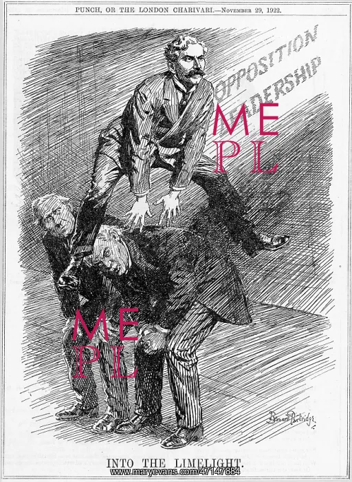 : Cartoon, Into the Limelight (Ramsay MacDonald) : Cartoon, Into the Limelight (Ramsay MacDonald)