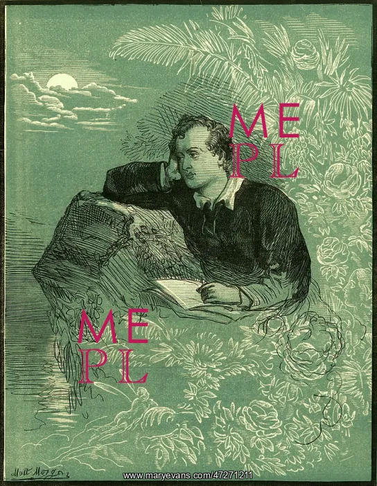 : Cartoon, Lord Byron : Cartoon, Lord Byron