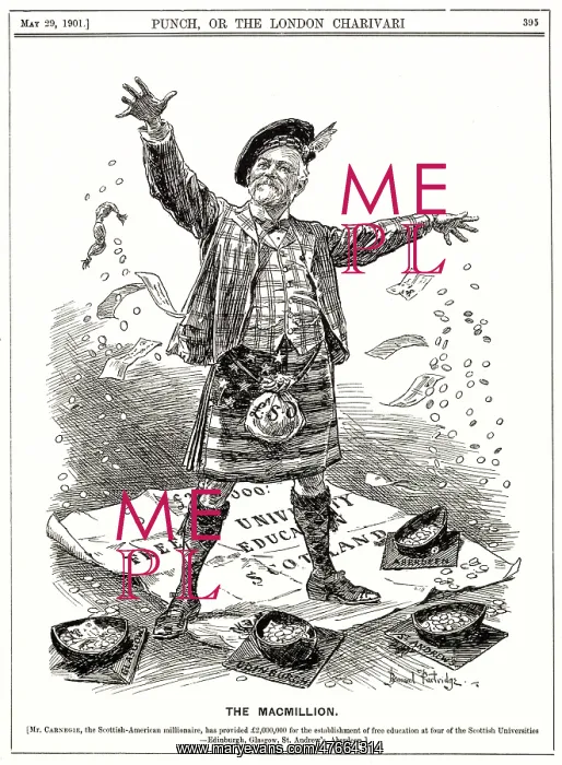 : Cartoon, The Macmillion (Andrew Carnegie) : Cartoon, The Macmillion (Andrew Carnegie)