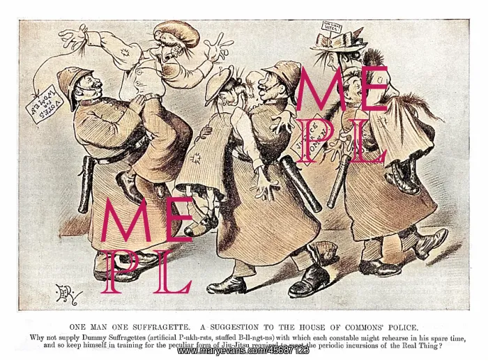 : Cartoon, One man, one suffragette : Cartoon, One man, one suffragette