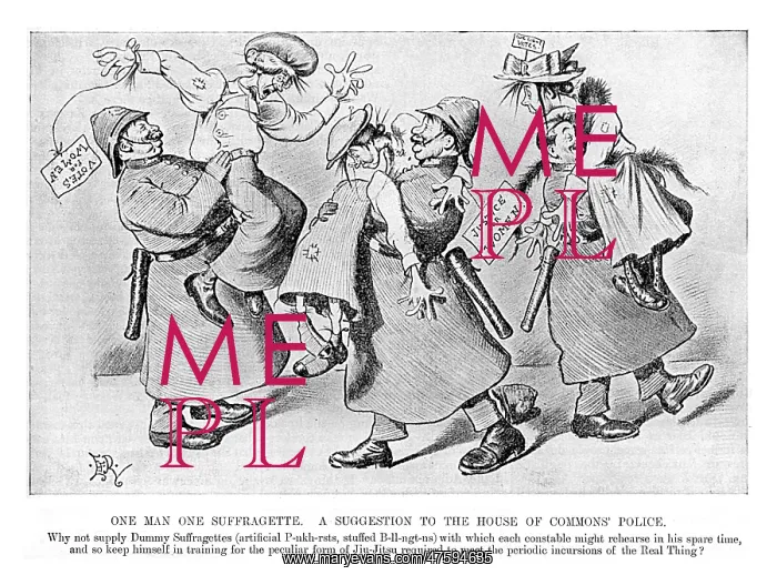 : Cartoon, One man, one suffragette : Cartoon, One man, one suffragette