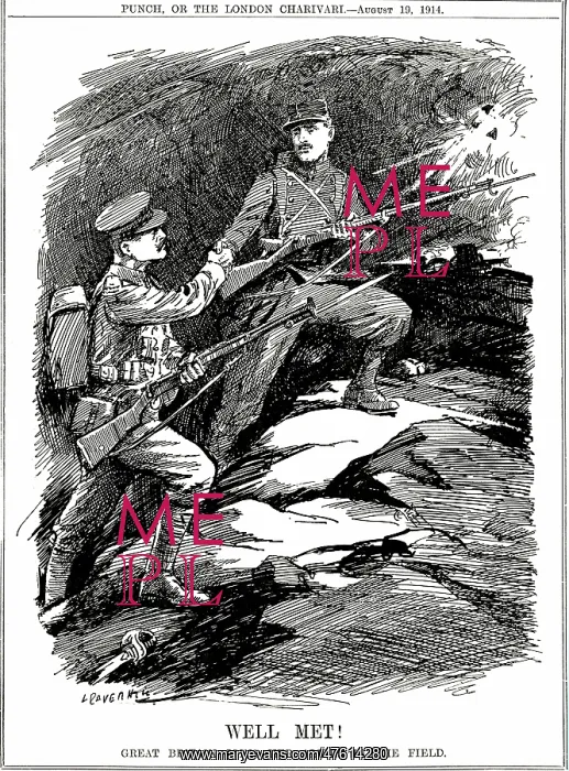 : Cartoon, Well Met! (WW1 Allies) : Cartoon, Well Met! (WW1 Allies)