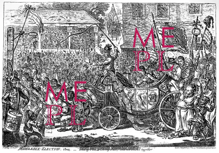 : Cartoon, Middlesex Election, 1804 : Cartoon, Middlesex Election, 1804