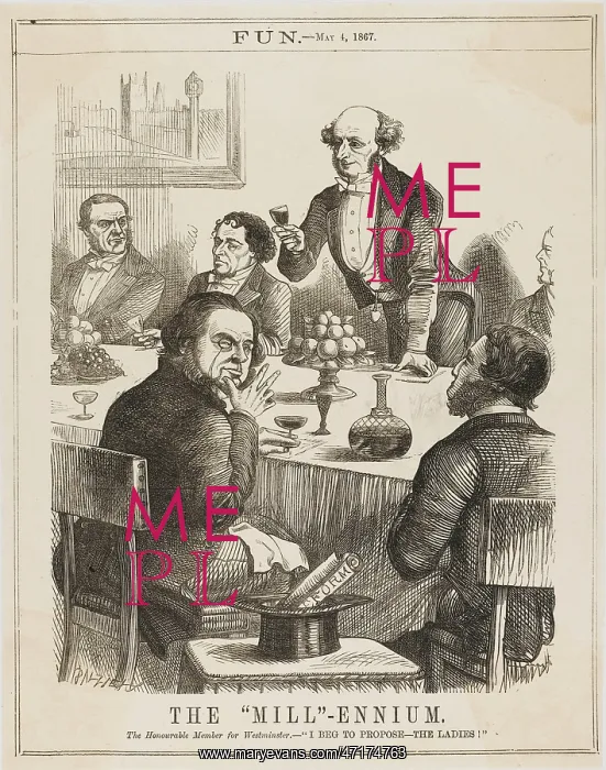 : Cartoon, The Mill-Ennium (John Stuart Mill) : Cartoon, The Mill-Ennium (John Stuart Mill)